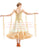 Luxury Golden Sleeveless Ballroom Competition Tango Foxtrot Waltz Dress SD-BD69 - Smarts Dance