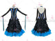 Black Ostrich Feathers ballroom dance gown for women ballroom dancing gown BD-SG3333