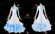 White And Blue latest prom performance gowns casual ballroom dancing gowns chiffon BD-SG4431