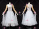 White And Flesh-Coloured latest homecoming dance team gowns juvenile ballroom performance dresses sequin BD-SG4485
