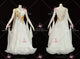 White And Yellow latest homecoming dance team gowns hot sale homecoming dance competition gowns chiffon BD-SG4455