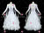 White Ballroom Competition Dance Competition Costume Dancing Dress BD-SG4473