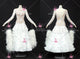 White new style homecoming dance team gowns quality tango stage gowns rhinestones BD-SG4499