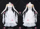 White new style homecoming dance team gowns short waltz champion dresses beads BD-SG4506