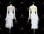 White Beads Latin Dance Dress Rhythm Dancesport Costumes LD-SG1996