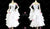 White Chiffon Crystal Dance Competition Costumes Dresses To Dance BD-SG4432