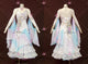 White classic waltz dance gowns contemporary Standard dance competition gowns applique BD-SG4142