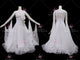 White retail ballroom champion costumes womens ballroom competition dresses producer BD-SG3416