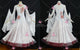 White newest prom performance gowns womens Standard performance gowns rhinestones BD-SG4415