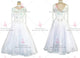 White brand new waltz performance gowns customized waltz dancing gowns swarovski BD-SG3788