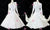 White Lace Rhinestones Womens Dance Costumes Dancer Dresses BD-SG4418