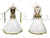 White Plus Size Ballroom Dance Dress Chiffon Clothes BD-SG3430