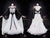 White Plus Size Ballroom Dance Dress Satin Wear BD-SG3394