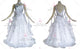White plus size tango dance competition dresses newest Standard dance gowns sequin BD-SG3847