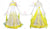 White and Yellow Discount Made-To-Measure Modern Ballroom Dance Wear BD-SG3910