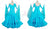 Womens Ballroom Smooth Dress For Sale Dance Costumes Blue BD-SG3895