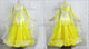 Yellow casual prom dancing dresses discount waltz dance team gowns maker BD-SG3627
