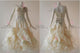 Yellow casual waltz performance gowns ruffles homecoming competition gowns maker BD-SG3675