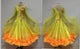 Yellow luxurious prom dancing dresses ladies Smooth dance gowns shop BD-SG3586