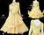 Yellow Chiffon Rhinestones Dance Dress Costumes Contemporary Dance Dress BD-SG4397
