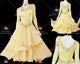 Yellow newest prom performance gowns made to order Standard dancesport dresses swarovski BD-SG4397