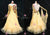 Yellow Chiffon Swarovski Ballroom Dance Dresses Prom Dance Dress BD-SG4422