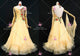 Yellow newest prom performance gowns ruffles homecoming dancing dresses beads BD-SG4422