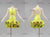 Yellow Lace Harmony Latin Dance Clothes Chacha Wear LD-SG2295