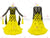 Yellow Modern Ballroom Dance Dress Flower Clothing BD-SG3413