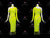 Yellow Velvet Latin Dance Dress Rhythm Dance Costumes LD-SG2024